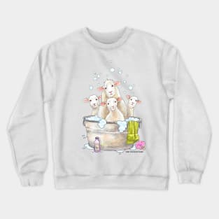 Baa Baa Bath Sheep Crewneck Sweatshirt